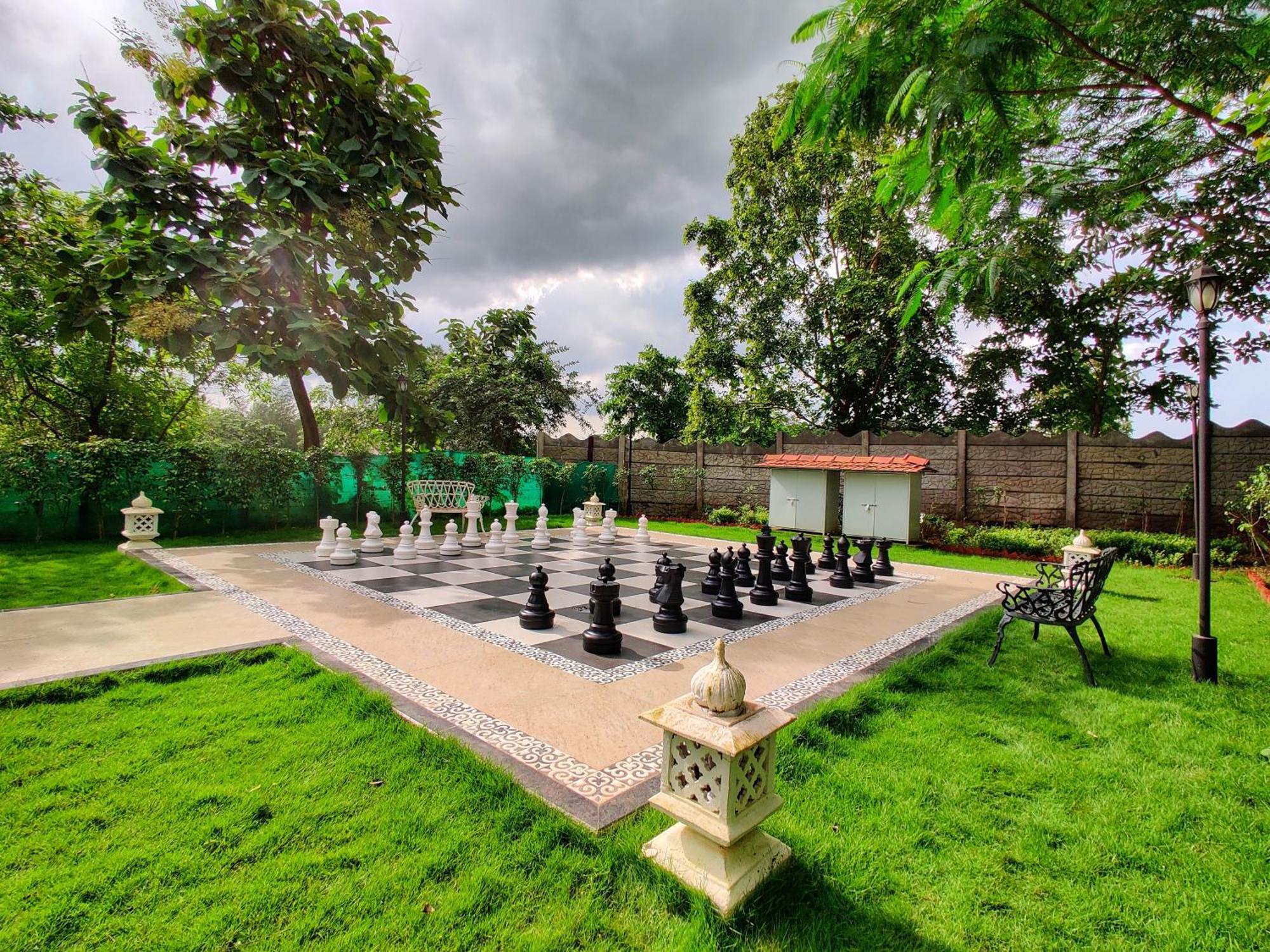 Pushpam Sanskruti Resort Karjat - A Pure Veg Resort Dhamni Kültér fotó
